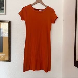 VTG No Boundaries Orange T Shirt Dress